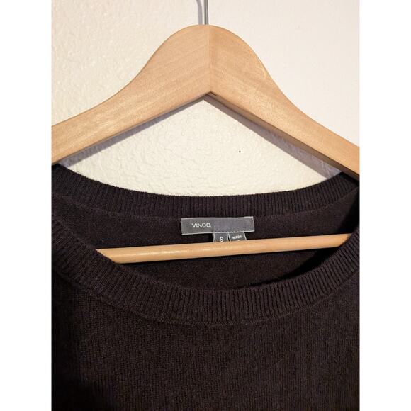 Vince. Dark purple knit sweater size small - Picture 6 of 7
